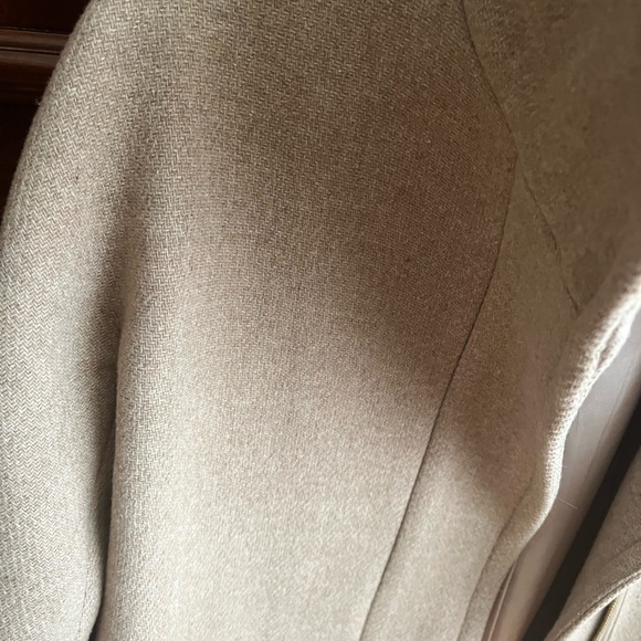 J. Crew Cocoon Coat in Italian Stadium Cloth Sandstone beige size 4 - Picture 5 of 13